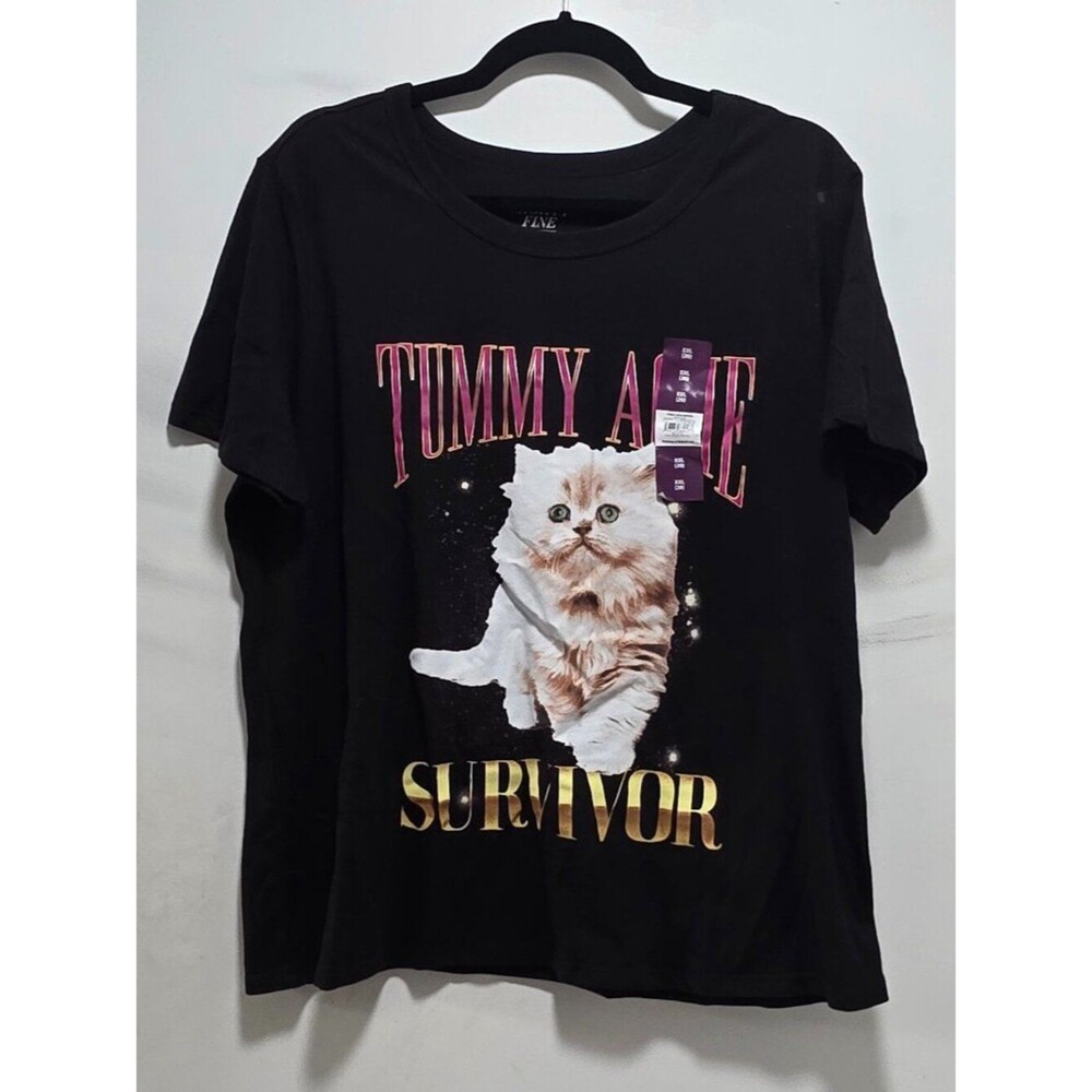 NWT No Boundaries Size XXL Tummy Ache Survivor Tee